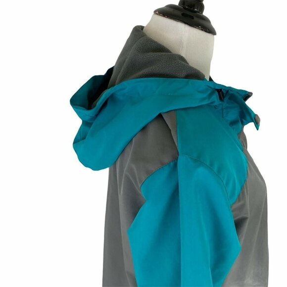 Magellan Women's S Small Windbreaker Jacket with Hoodie Fleece Lined Outdoor - Picture 4 of 7